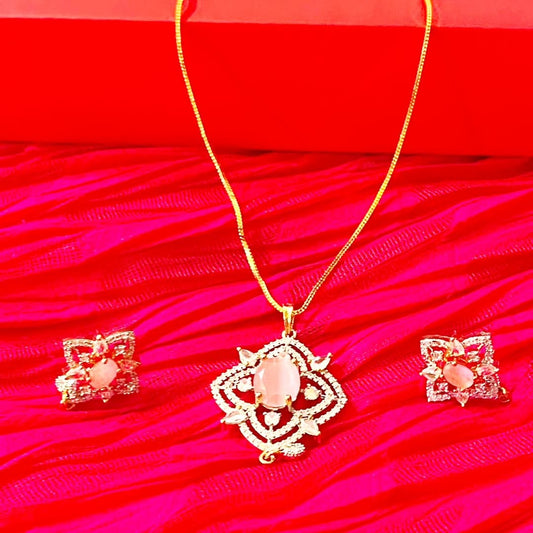 Beautiful black stone jewellery Set