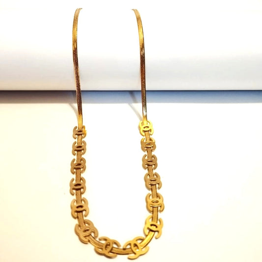 Gucci style Golden Chain Necklace | Gold Plated